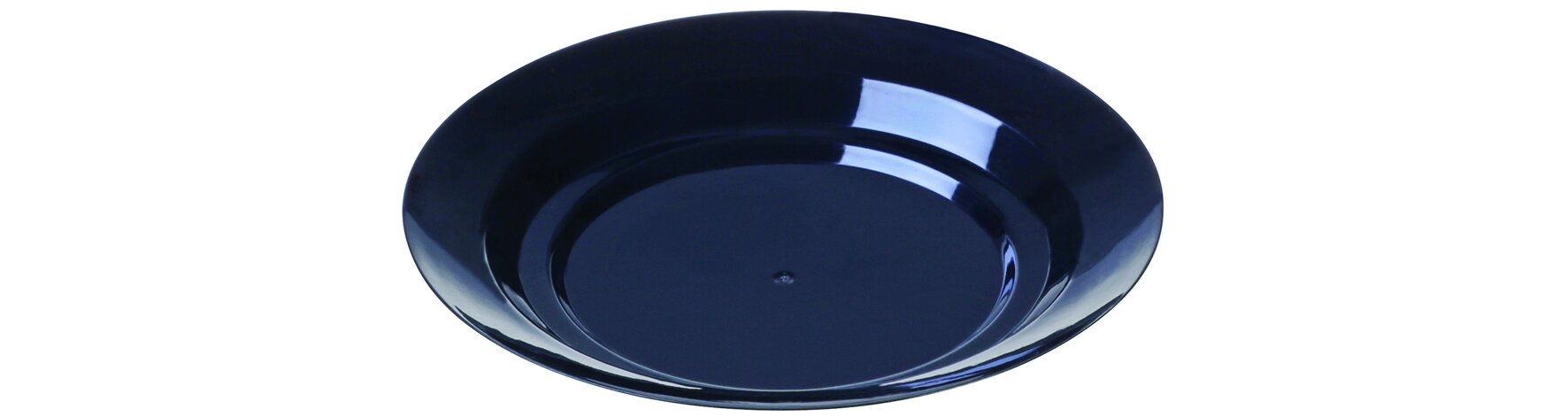 Teller PS, schwarz, rund, Ø 11.8 cm