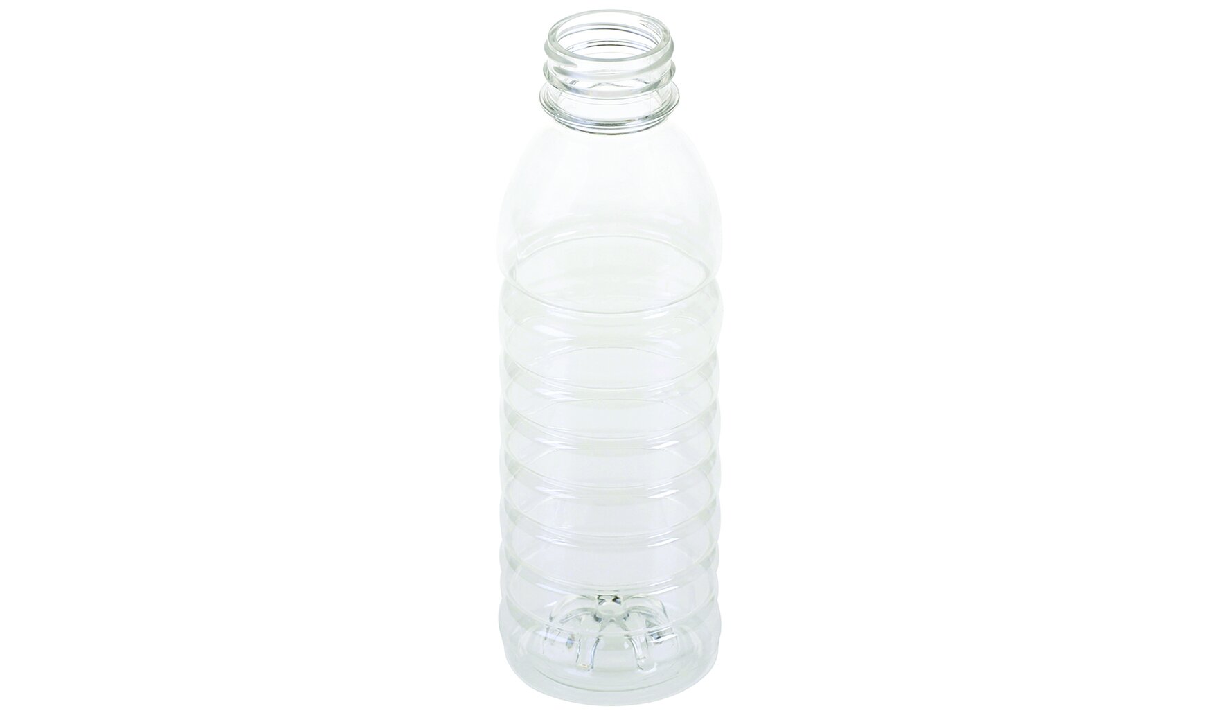 Flasche Hot Fill PET, transparent, 500 ml