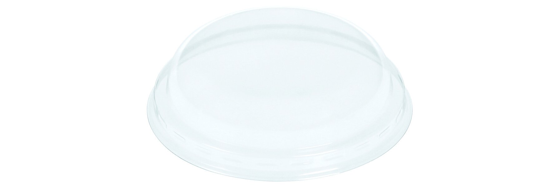 Domdeckel designline Helios PET, transparent, rund, Ø 8.8 cm