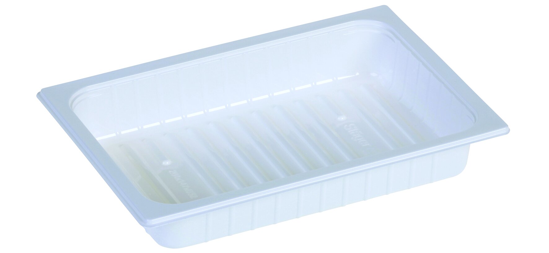 Stäger Schale rPET 700ml weiss 147x204x32mm