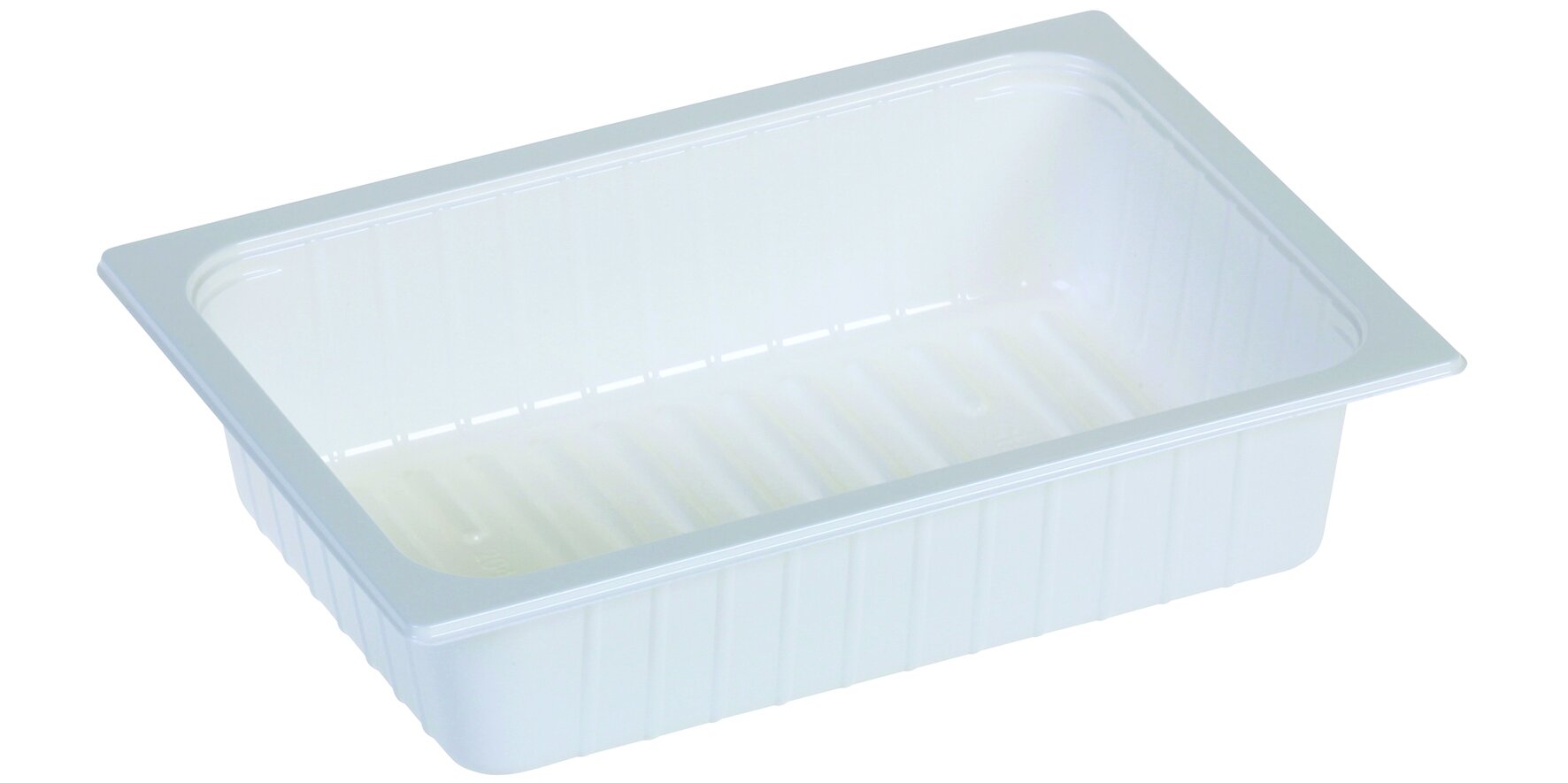 Stäger Schale rPET 900ml weiss 147x204x47mm