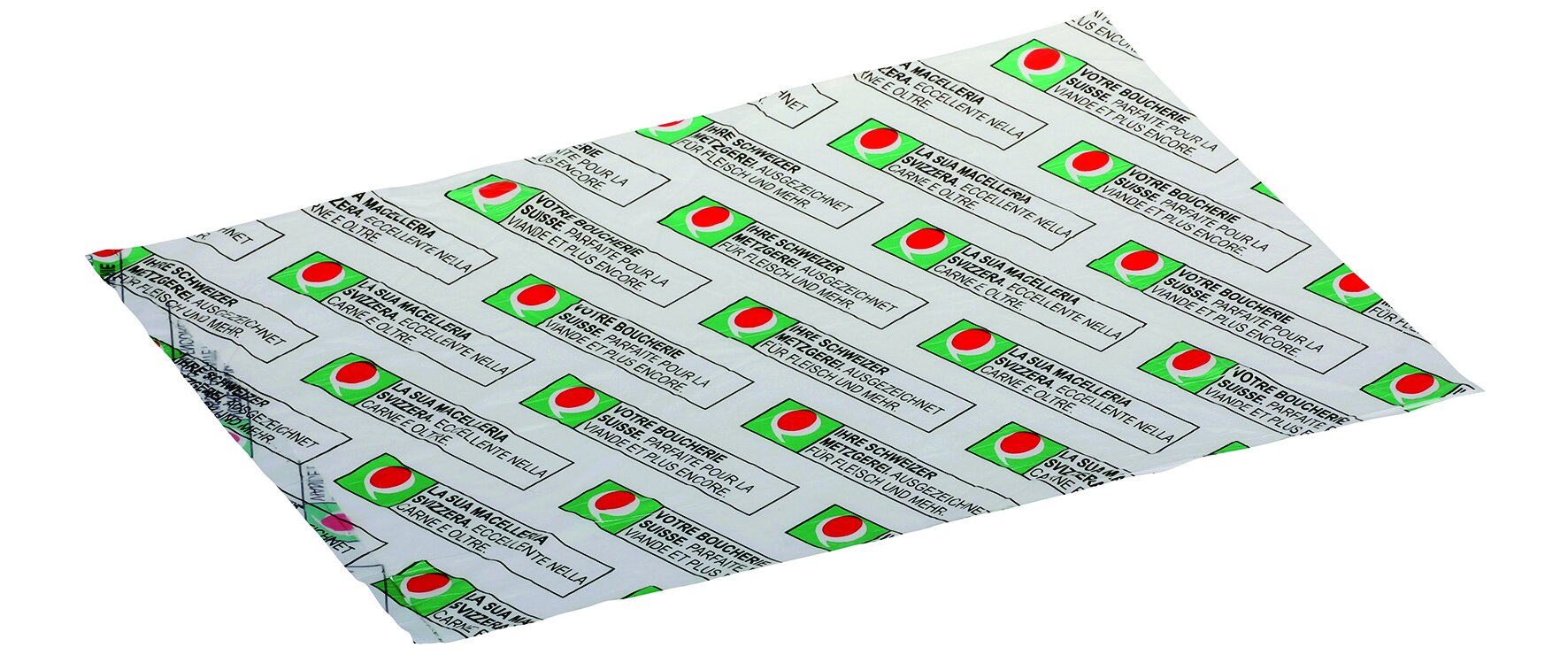 Flachbeutel Q HDPE, weiss, 27 x 38 cm, geblockt