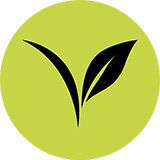 Etikette VEGETARISCH rund, Ø 30mm