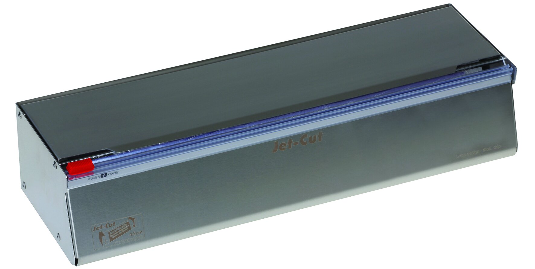 Folienspender Jet-Cut Metall, 45 cm, inkl. Frischhaltefolie