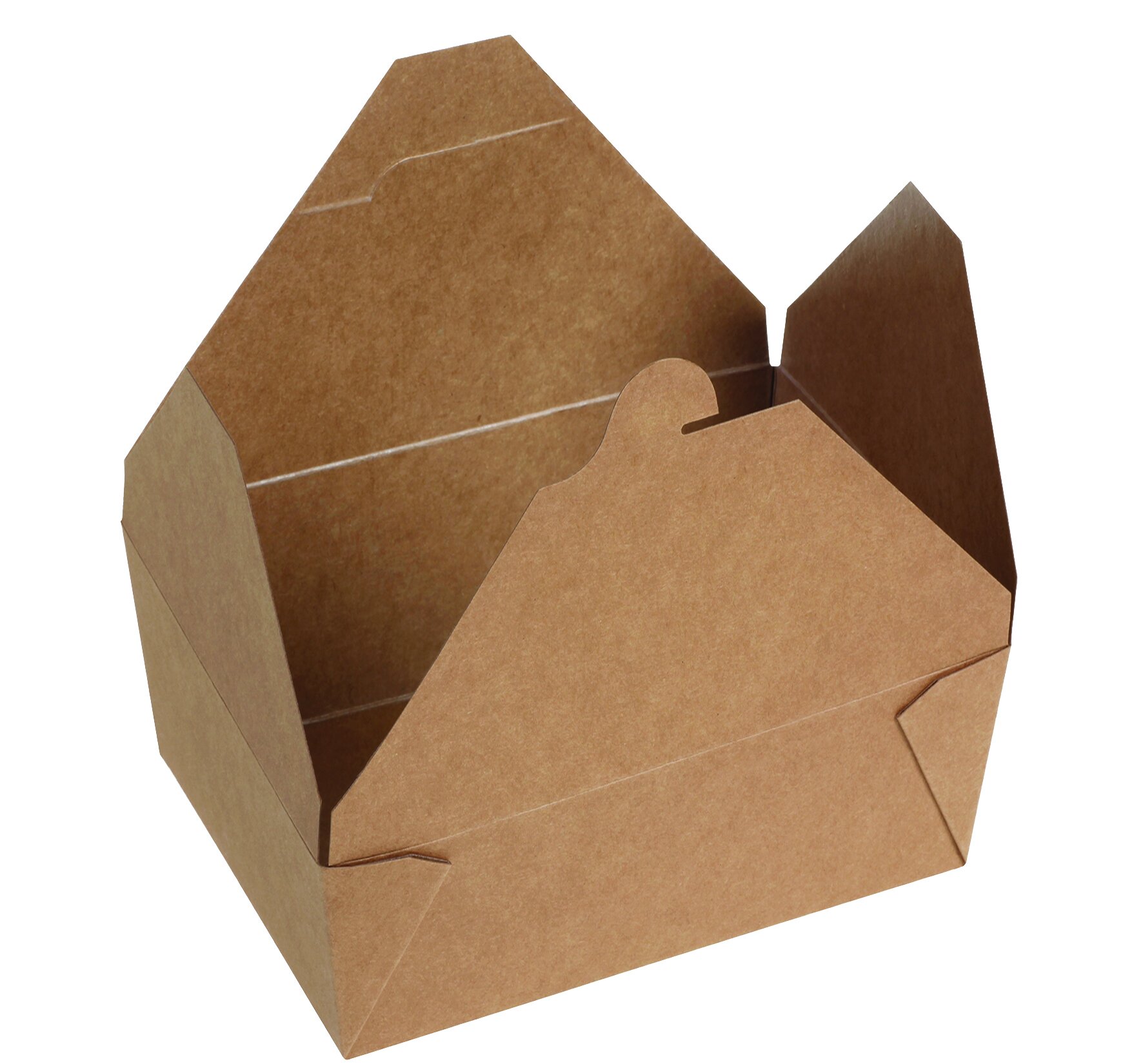 Take-away-Schachtel naturesse Karton/PLA, braun, 2500 ml