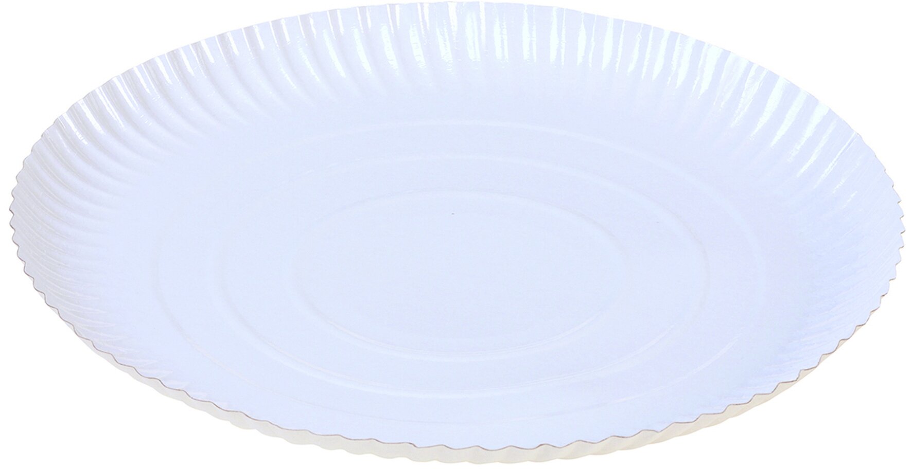 Teller suplesse Karton/PET, weiss, Ø 28 cm