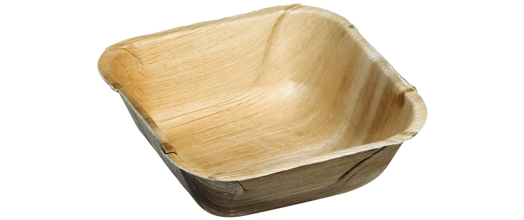 Bowl naturesse Palmblatt, rechteckig, 14 x 14 cm