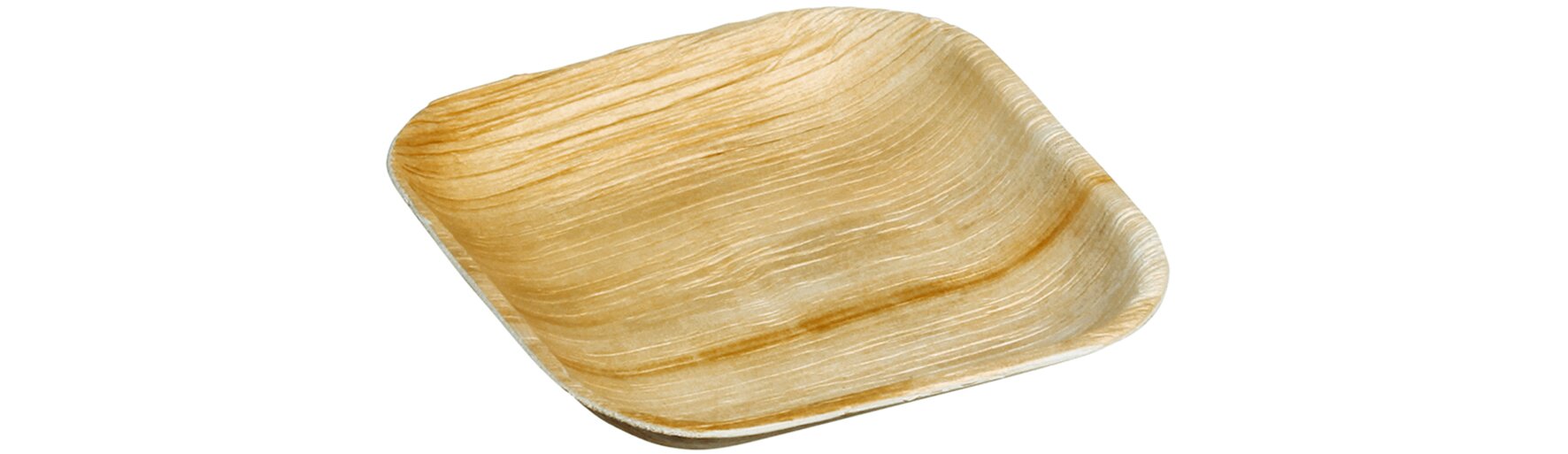 Teller naturesse Palmblatt, quadratisch, 11 x 11.5 cm