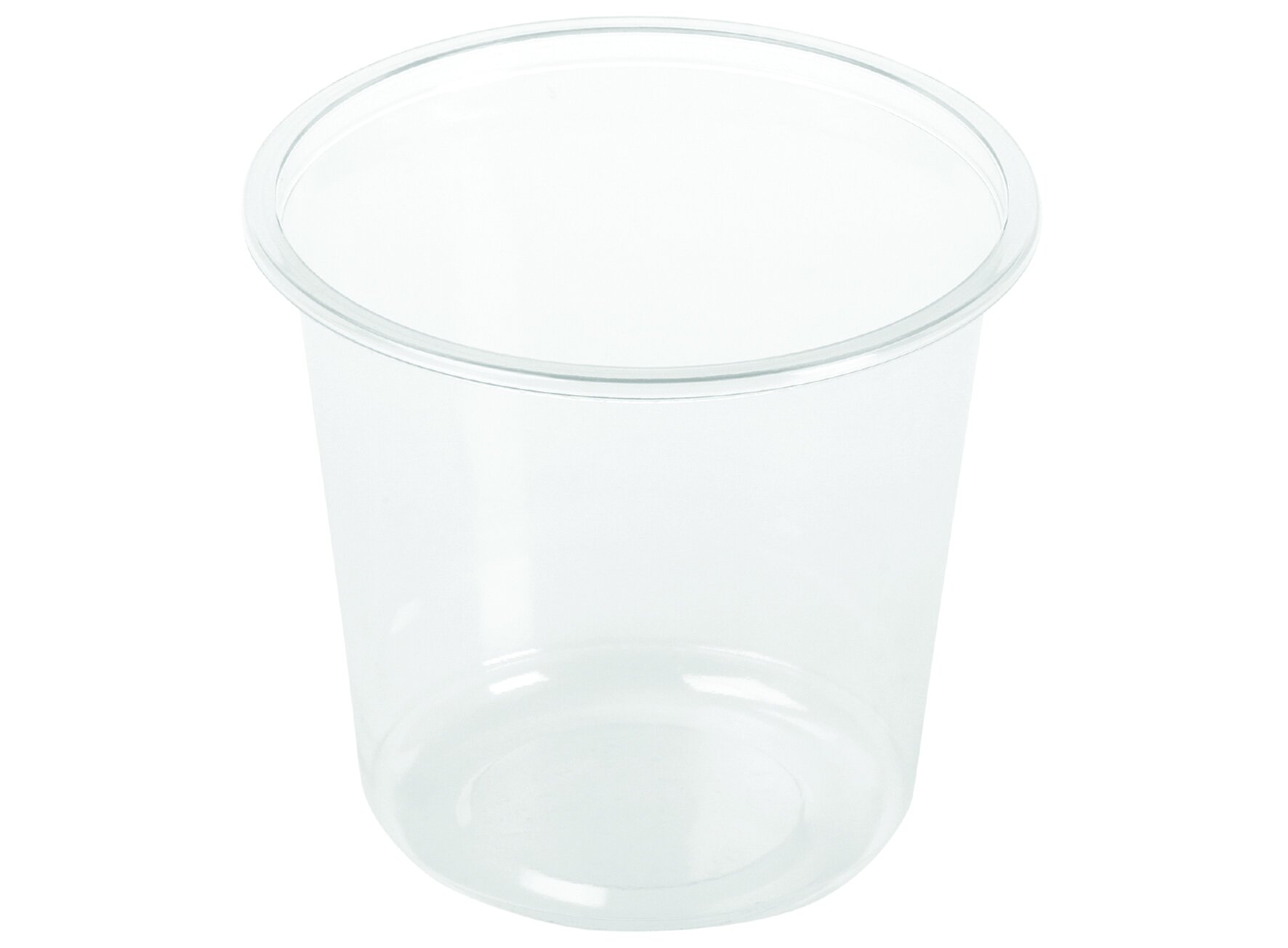 Becher naturesse PLA, transparent, rund, 750 ml