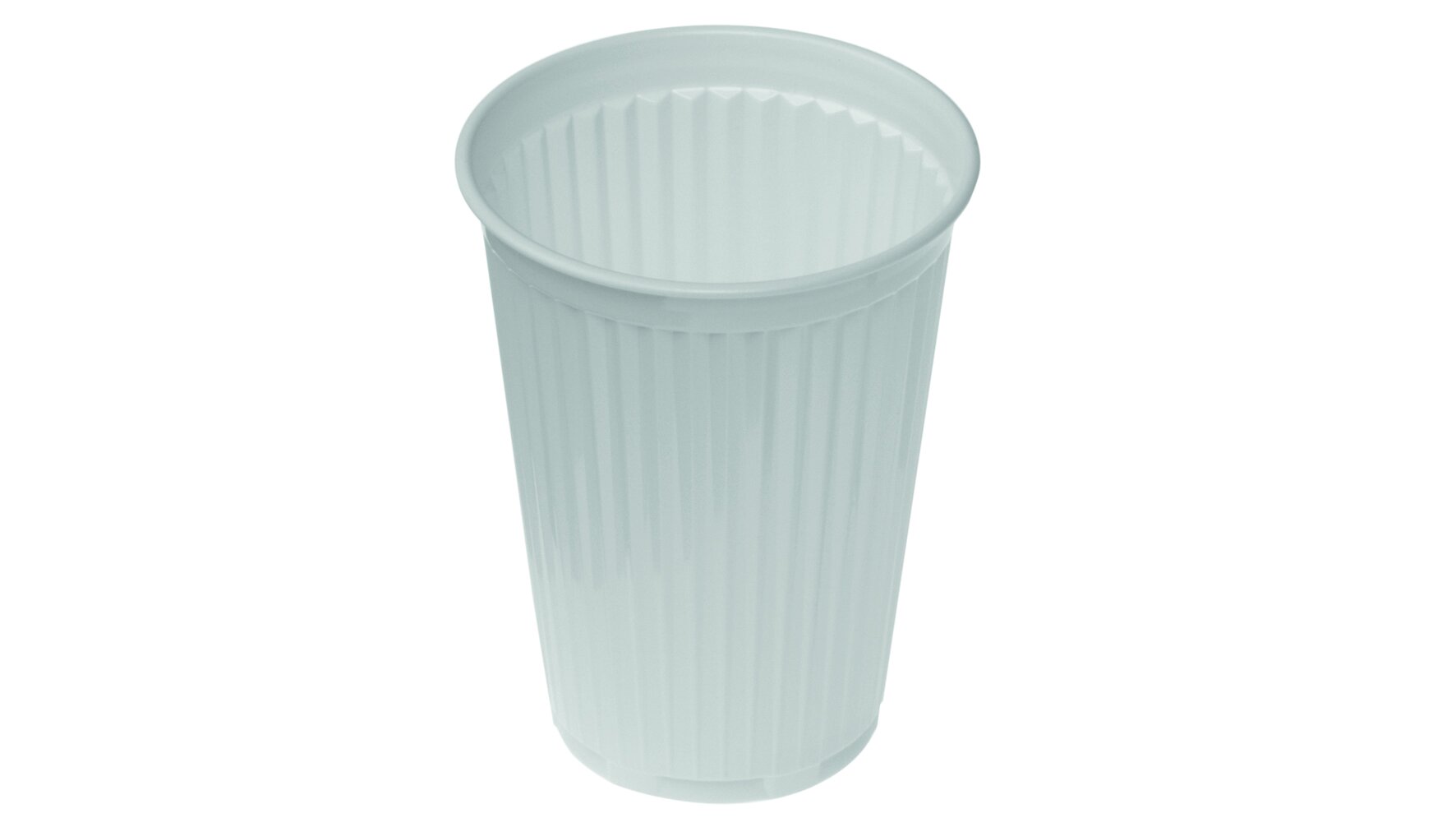 Automatenbecher PS, weiss, 180 ml