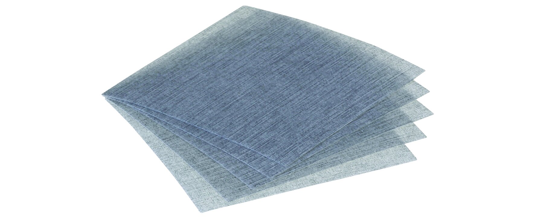 Untersetzer suplesse Airlaid, silber, 10 x 10 cm