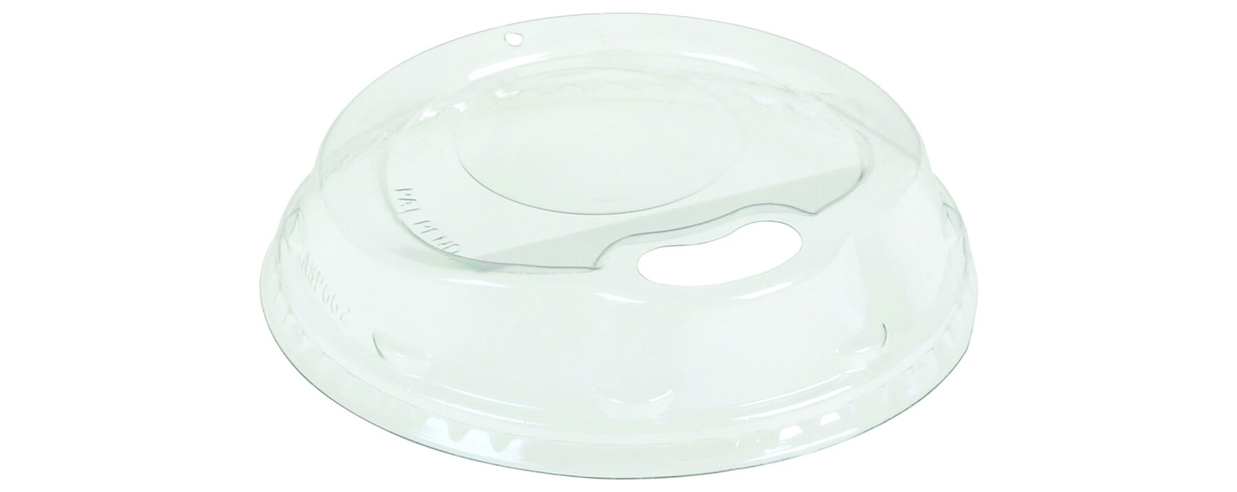 Deckel mit Trinköffnung PET, transparent, rund, Ø 9.3 cm