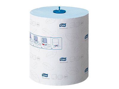 Rollenhandtuch Tork Matic H1 Advanced, blau, 2-lagig, 150 lfm