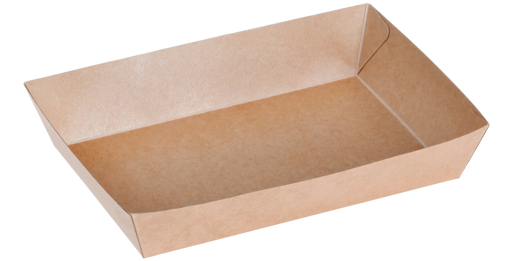 Food Tray naturesse Karton/PLA, braun, 450 ml