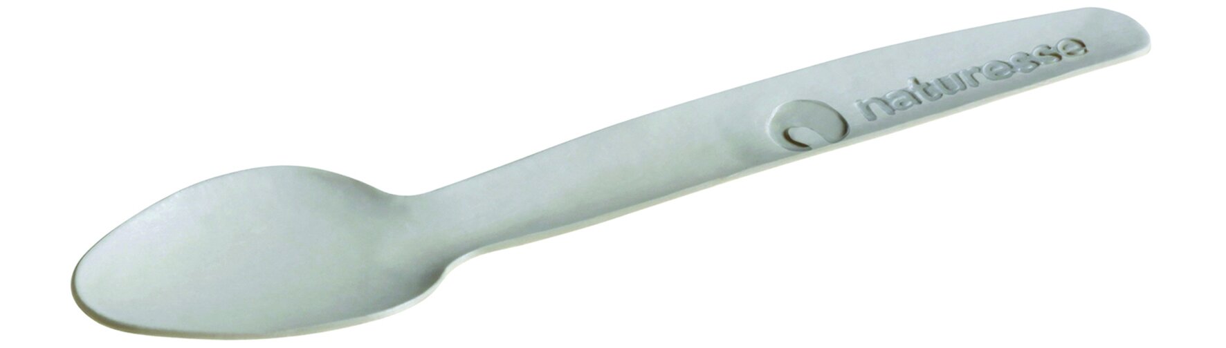 Löffel naturesse Papier, weiss, 16.5 cm