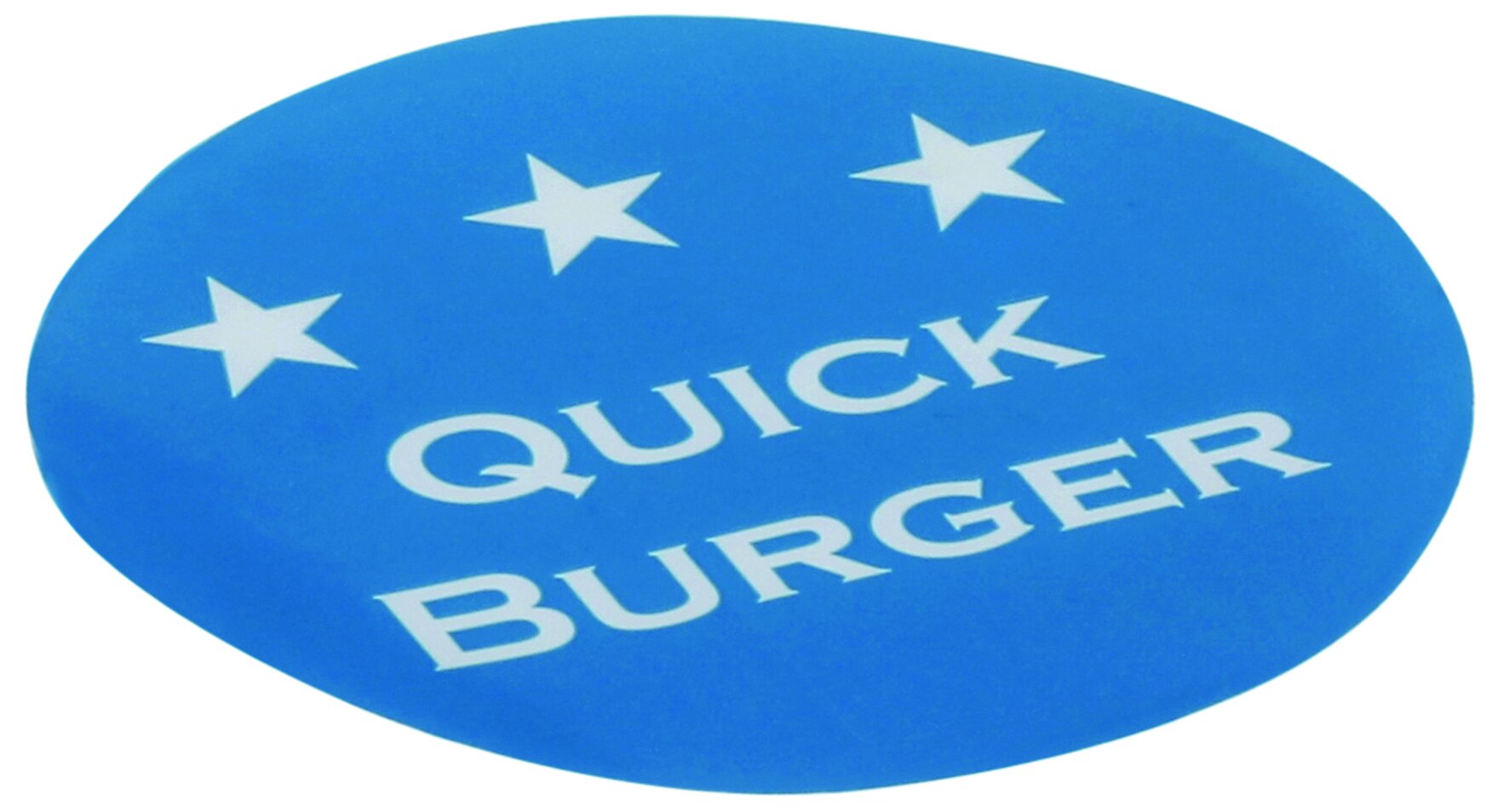 Quickburger Rondelle blau Ø80mm, 3x300 Stück/Pack