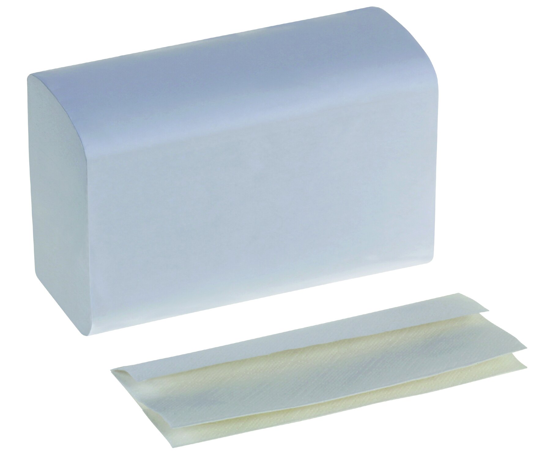 Papierhandtuch W-Falz 2-lagig, weiss, 25x120 Blatt