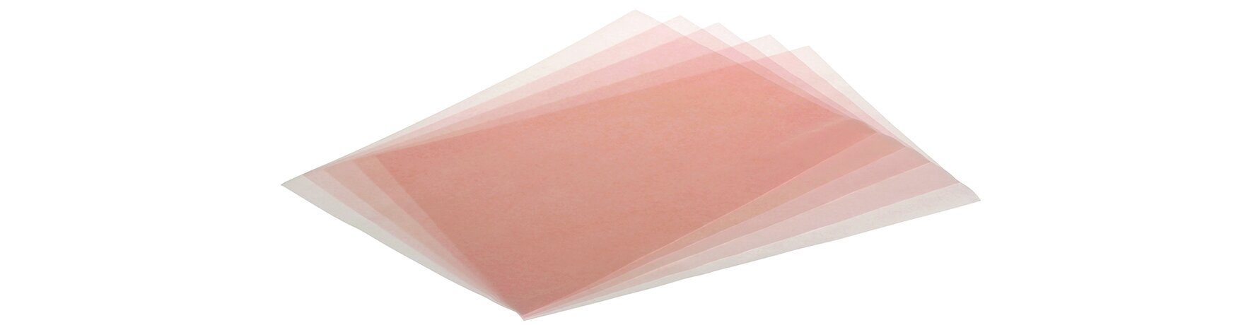 Wickelpapier suplesse Papier/Wachs, rosa, 35 g/m2, 25 x 35 cm