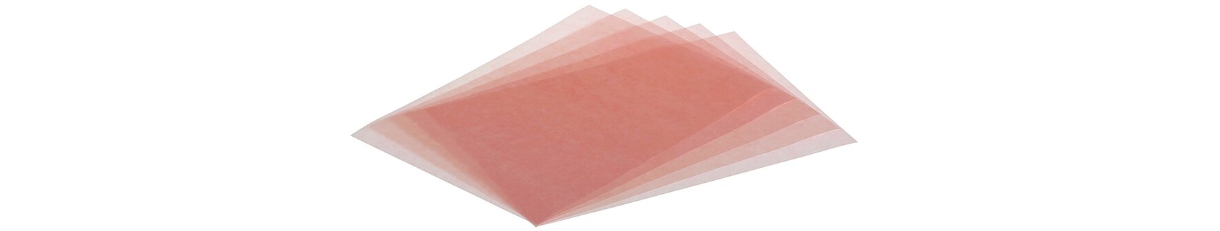 Wickelpapier suplesse Papier/Wachs, rosa, 50 g/m2, 17.5 x 25 cm