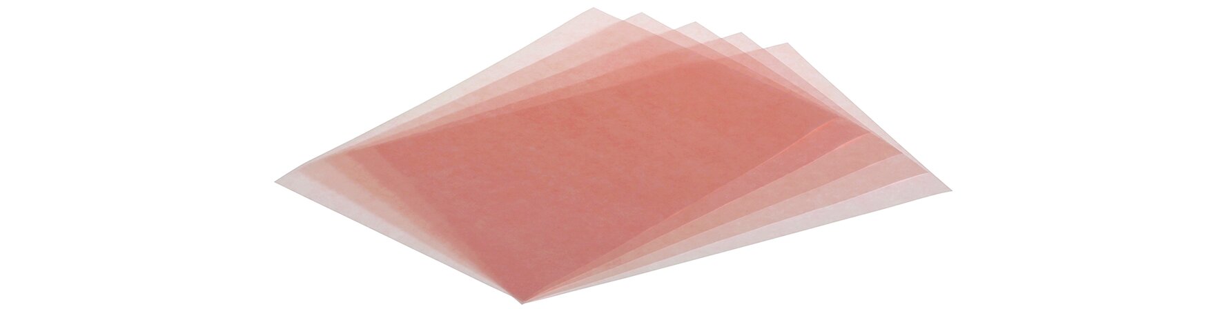 Wickelpapier suplesse Papier/Wachs, rosa, 50 g/m2, 25 x 35 cm