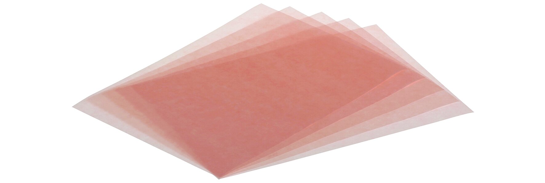 Wickelpapier suplesse Papier/Wachs, rosa, 50 g/m2, 35 x 50 cm