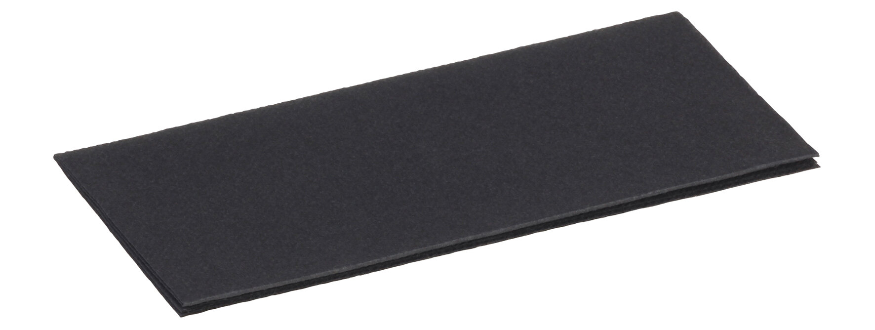 Servietten Airlaid schwarz 40x40cm, 1/8 Falz