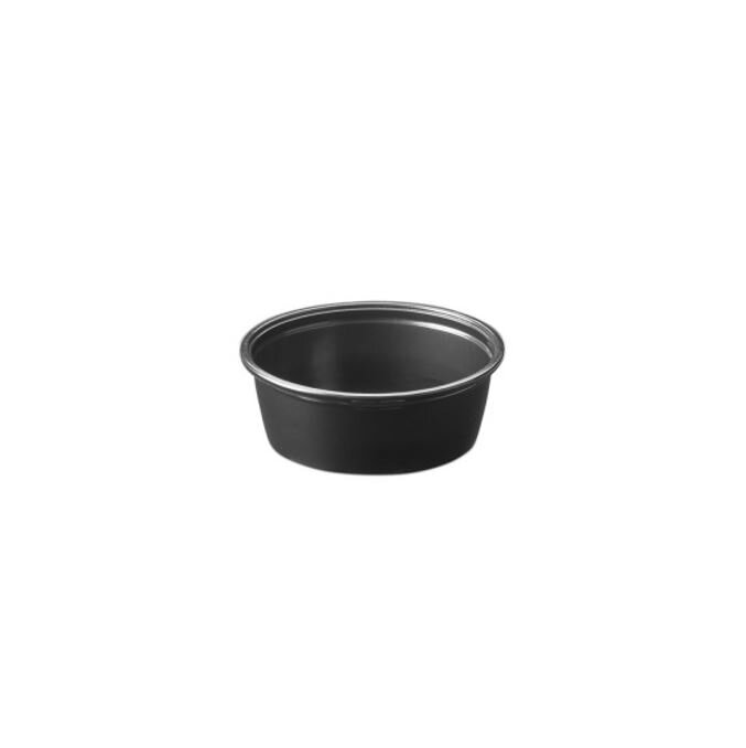 Saucenbecher 59ml schwarz aus PP