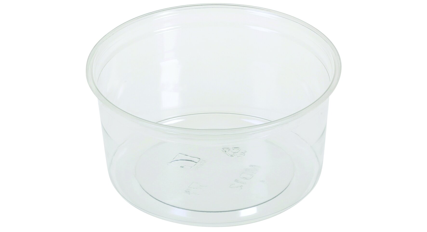 Becher PET, transparent, rund, 350 ml
