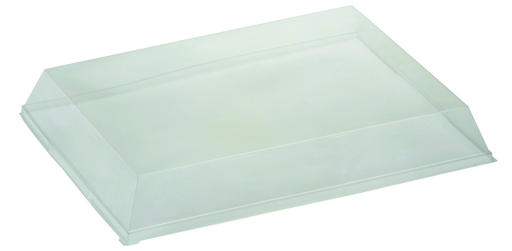 Domdeckel Atlas 1/1 designline PET, transparent, 27.4 x 38 cm