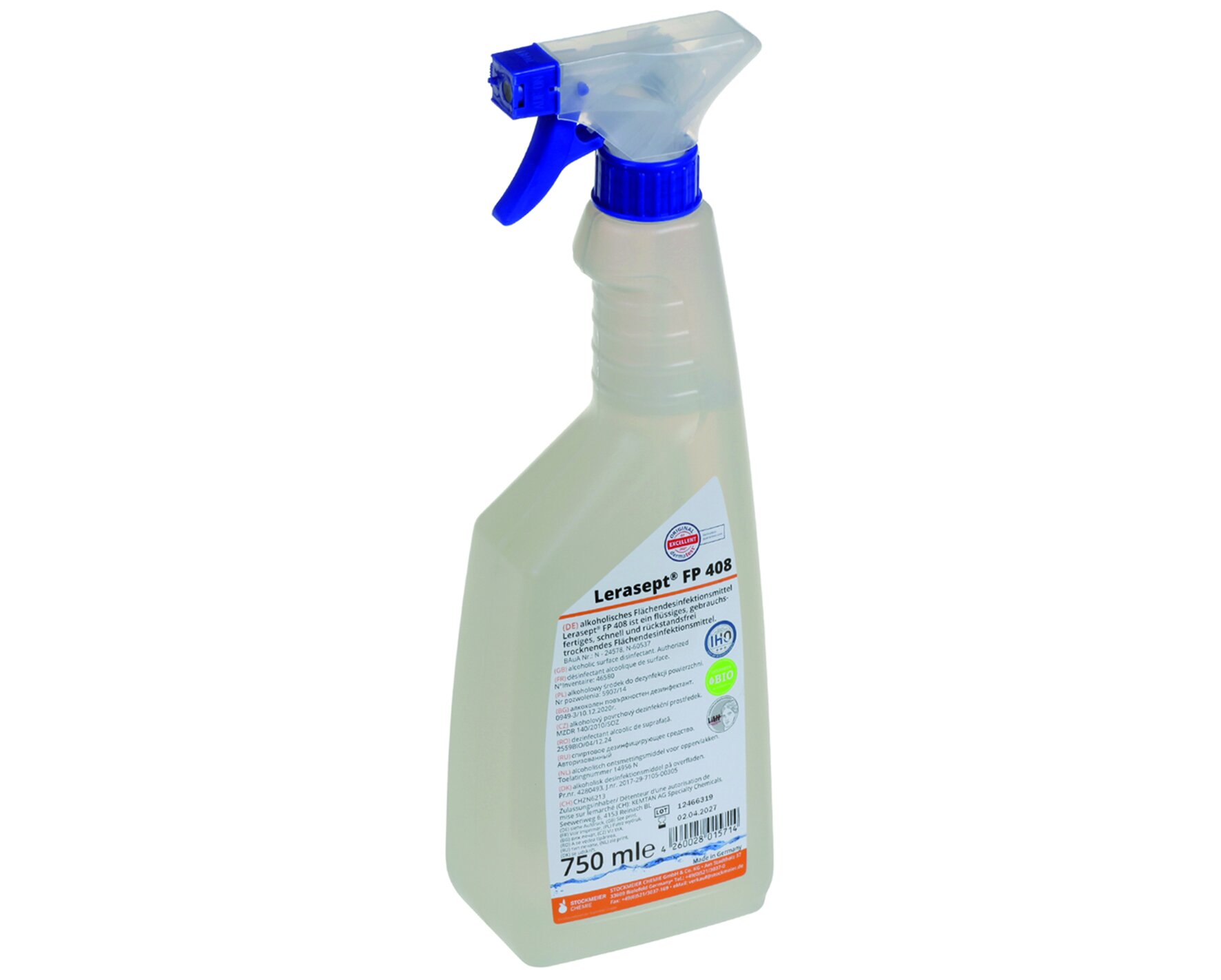 Flächendesinfektionmittel Lerasept® in Sprühflasche