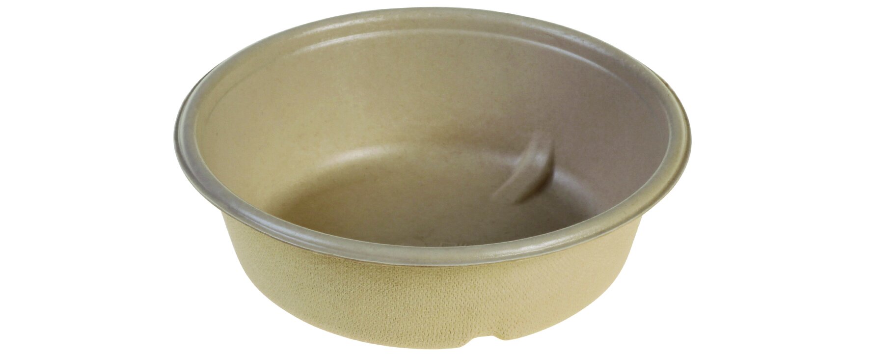 Bowl naturesse Zuckerrohr/PBAT, rund, 350 ml