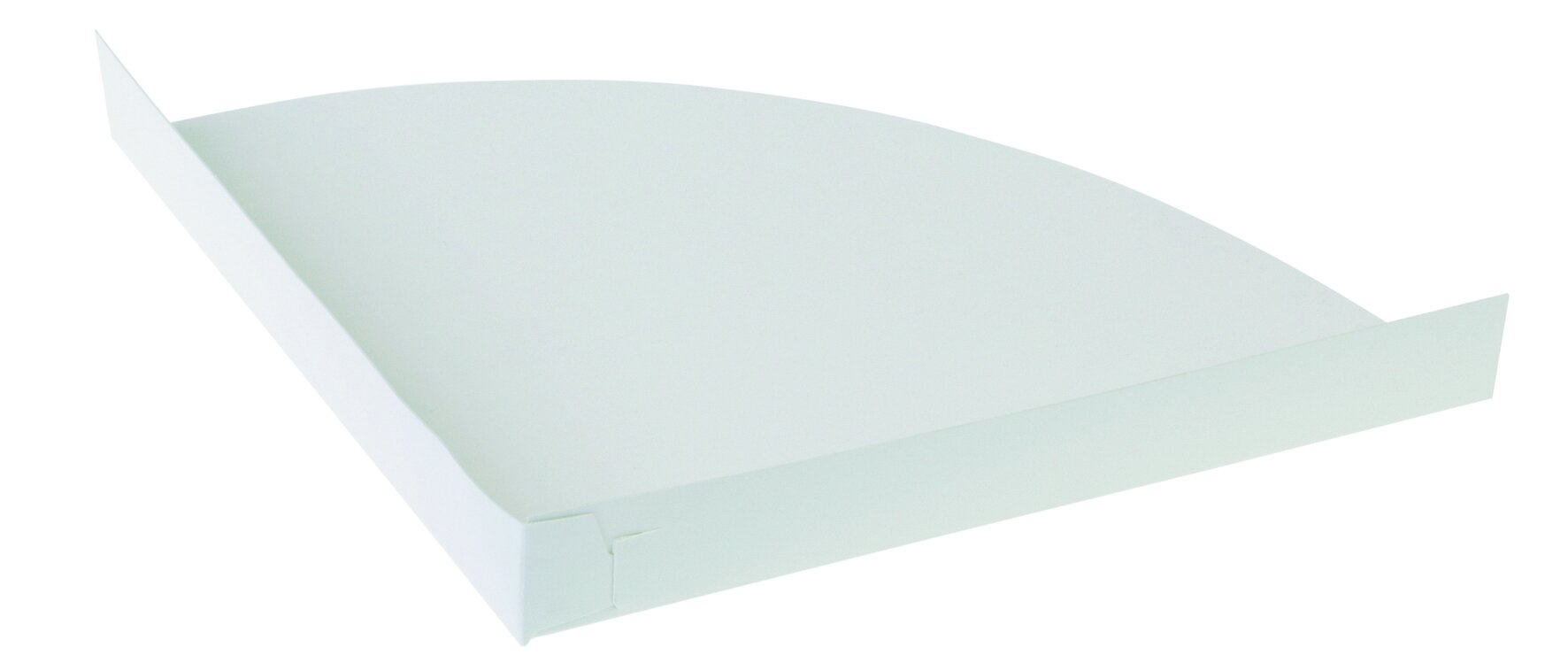 Pizza-Slice suplesse Karton, weiss, 13 x 23 cm