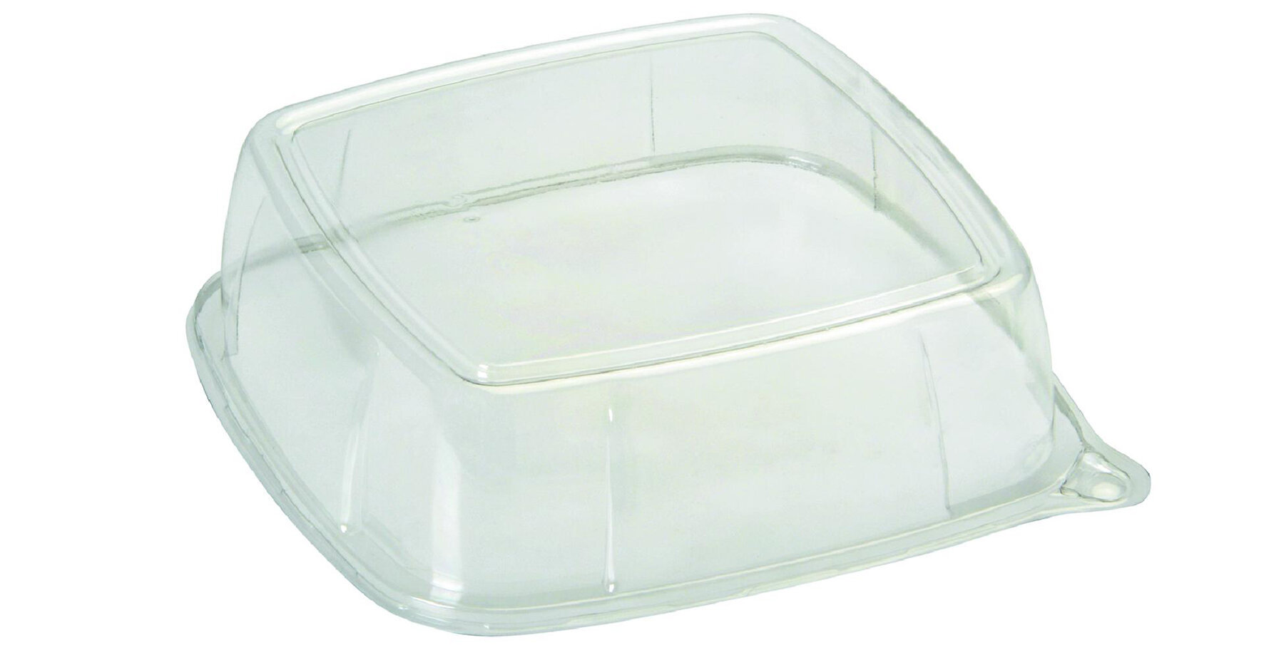 Domdeckel PET, transparent, 30 x 30 cm