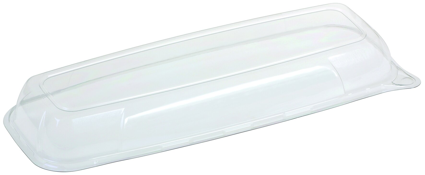 Domdeckel PET, transparent, 45 x 17 cm