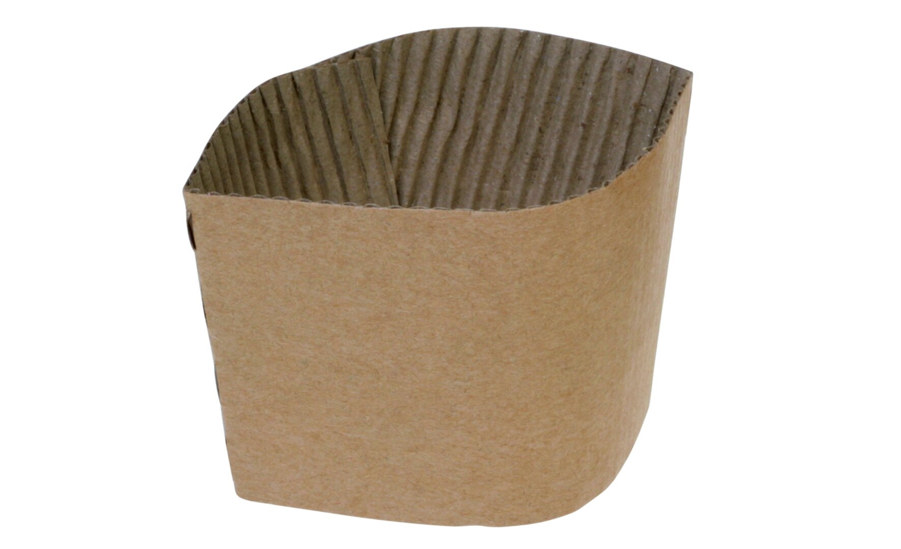 Bechermanschette suplesse Karton, braun, klein