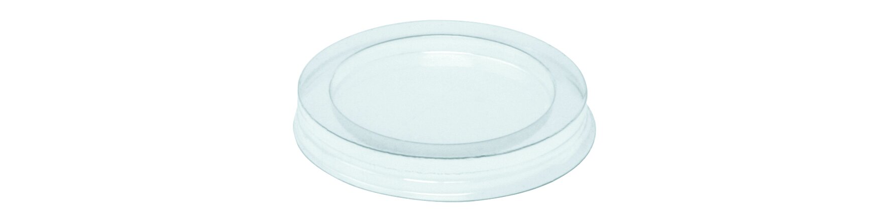 Deckel designline Vivienne rPET, transparent, Ø 4.5 cm
