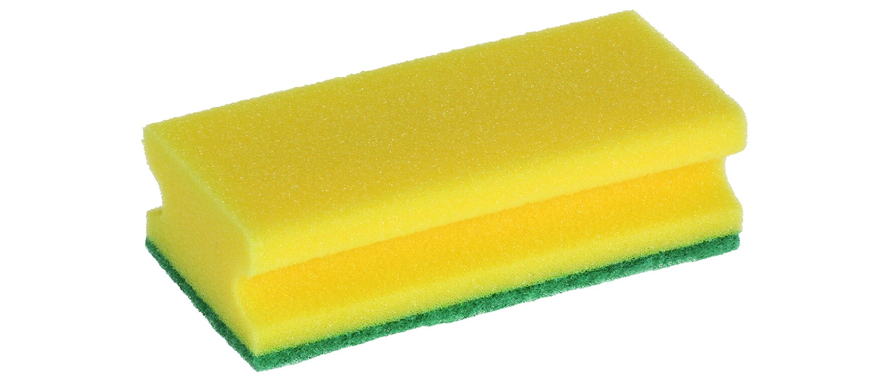 Schwamm für empfindliche Oberflächen grün/gelb, extra groß