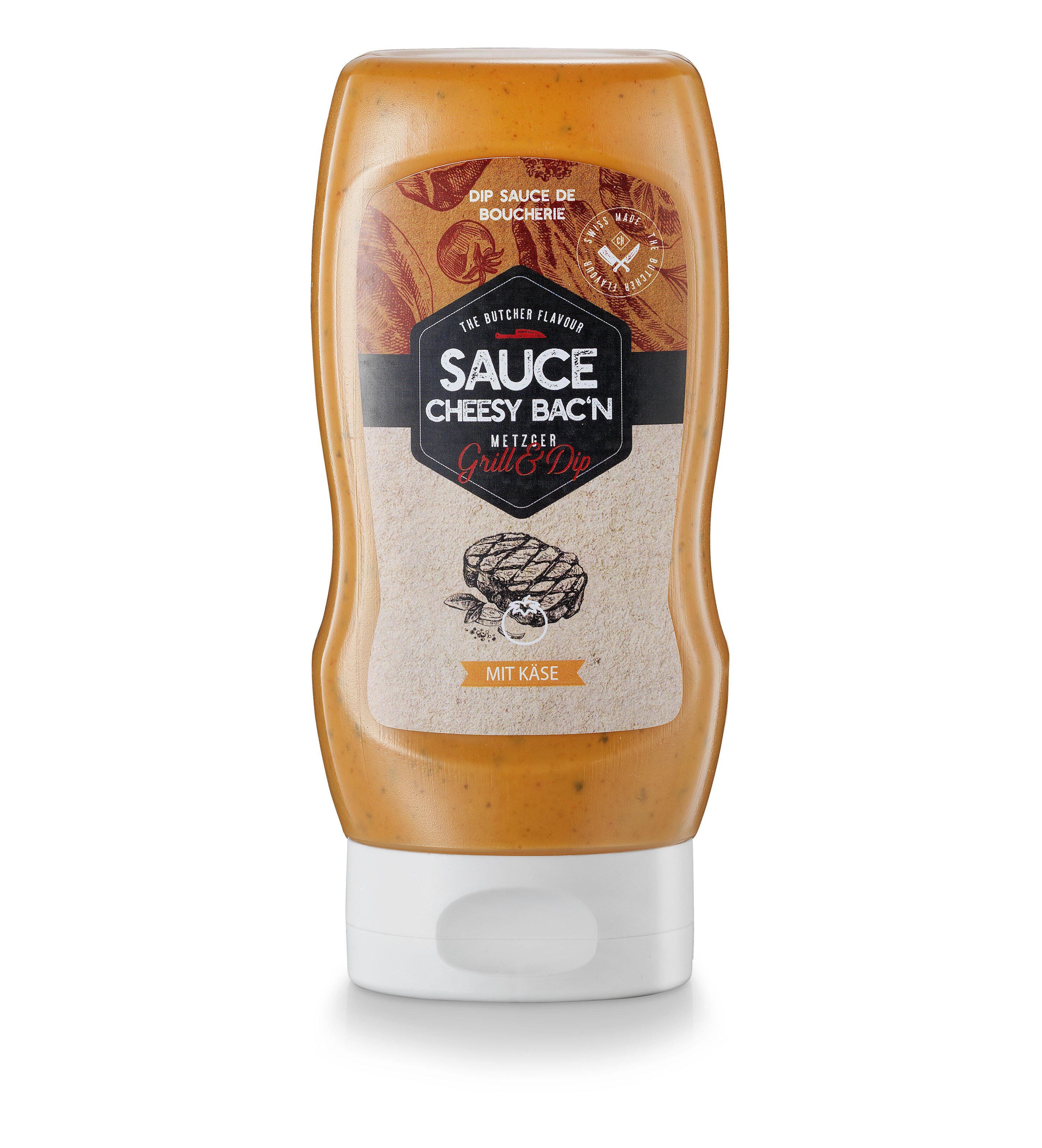 Sauce Cheesy Bac'n Karton 9 Flaschen à 325g