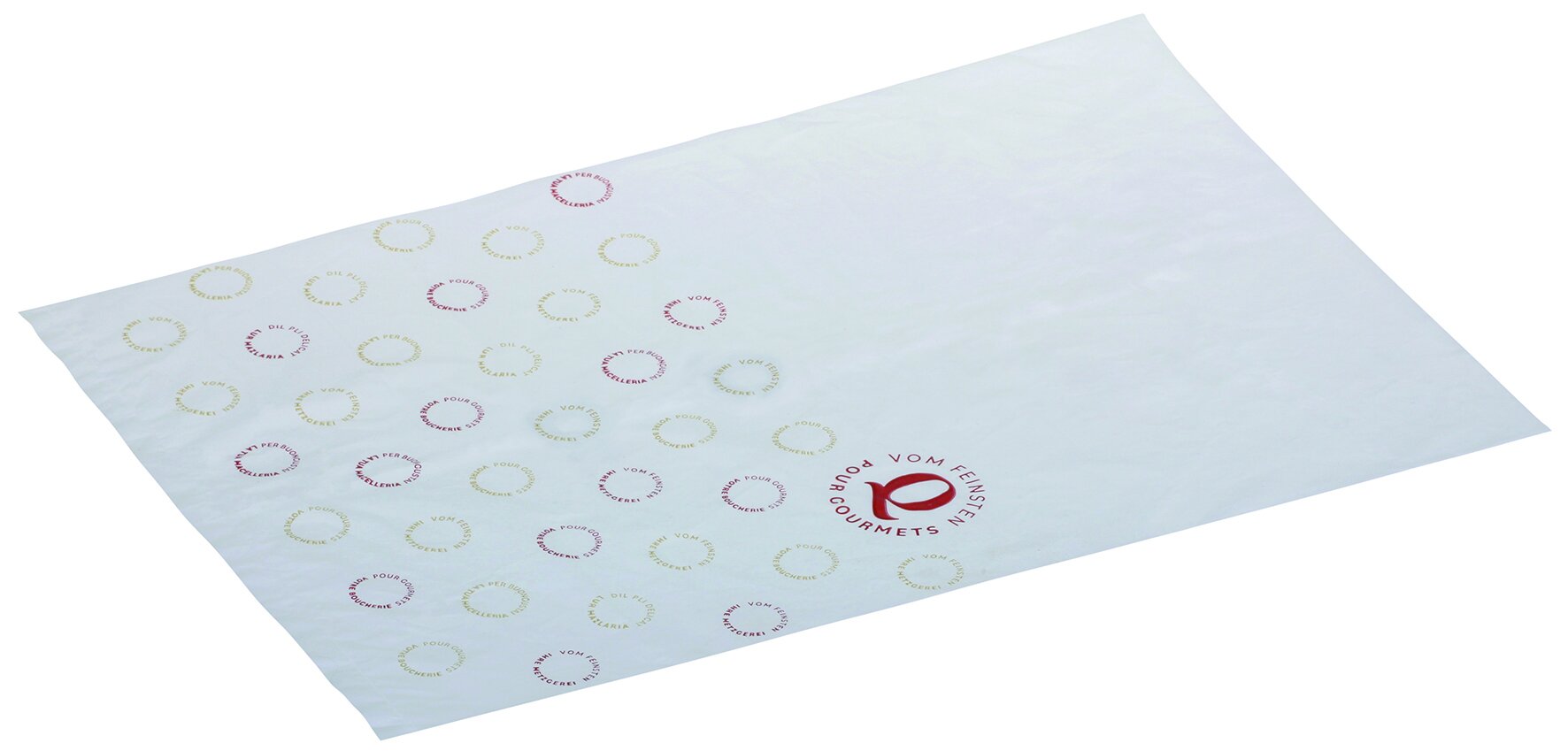 Flachbeutel Daily HDPE, weiss, 28 x 38 cm, geblockt