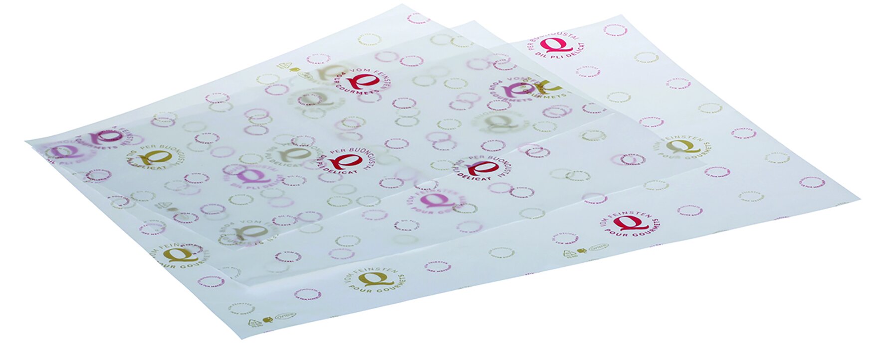 Fleischpapier fettdicht suplesse Daily light HDPE, weiss, 1/8-Bogen