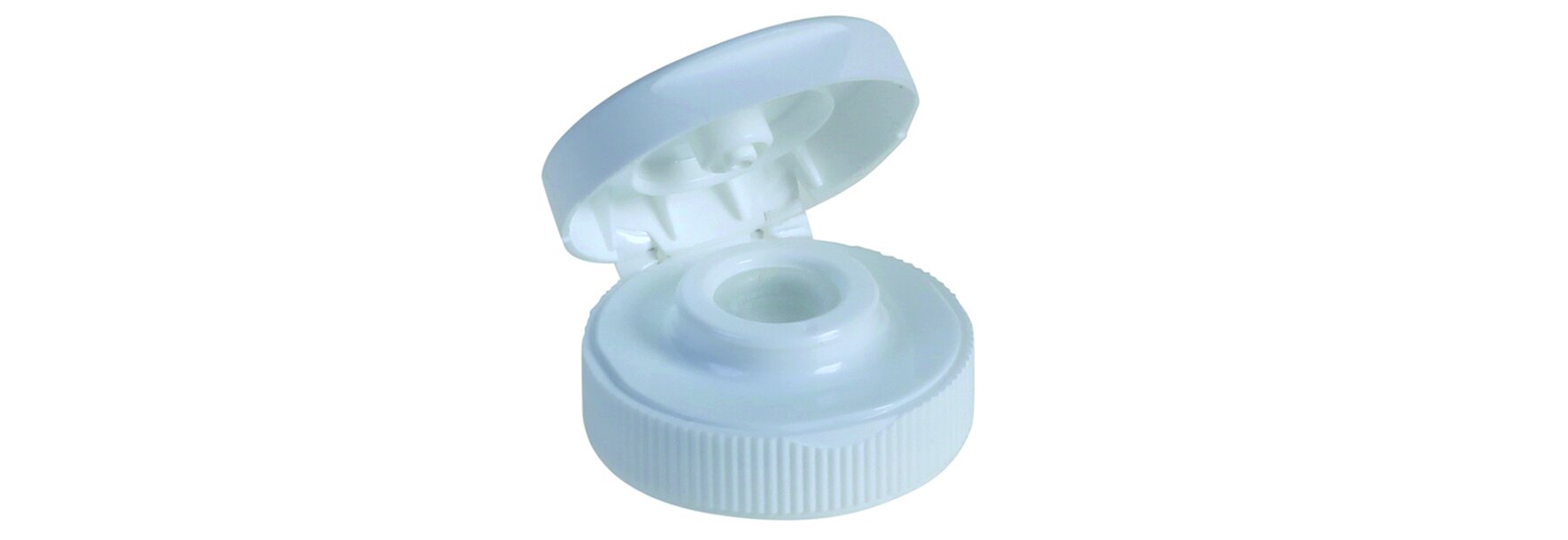 Squeeze Bottle Deckel PP, weiss, rund, Ø 4 cm