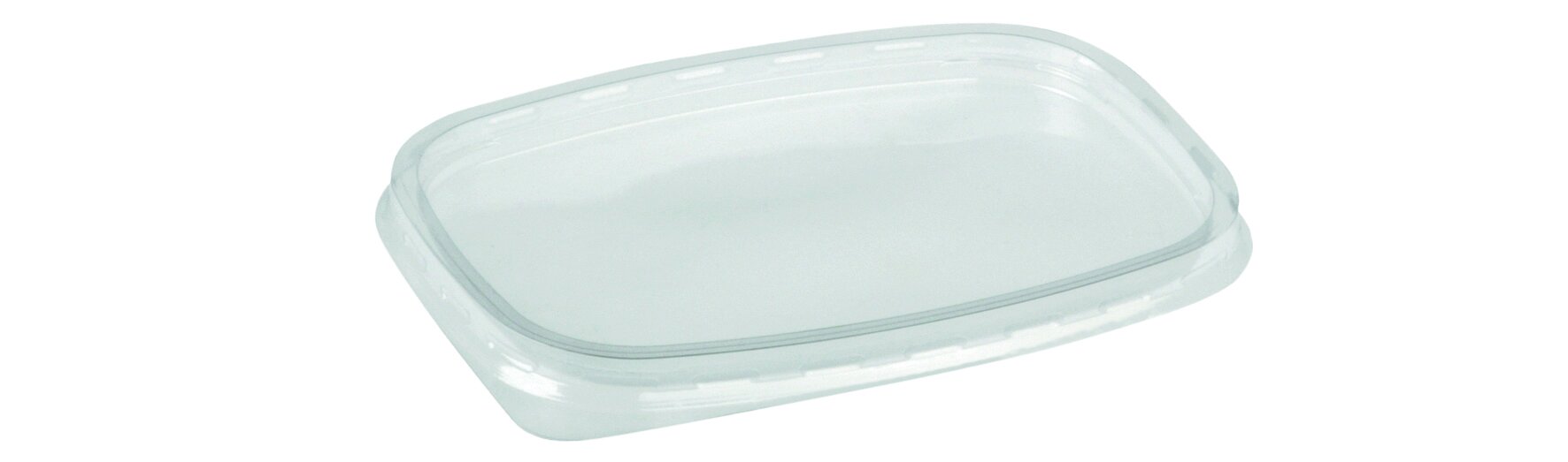 Deckel PET, transparent, 13.8 x 10.4 cm