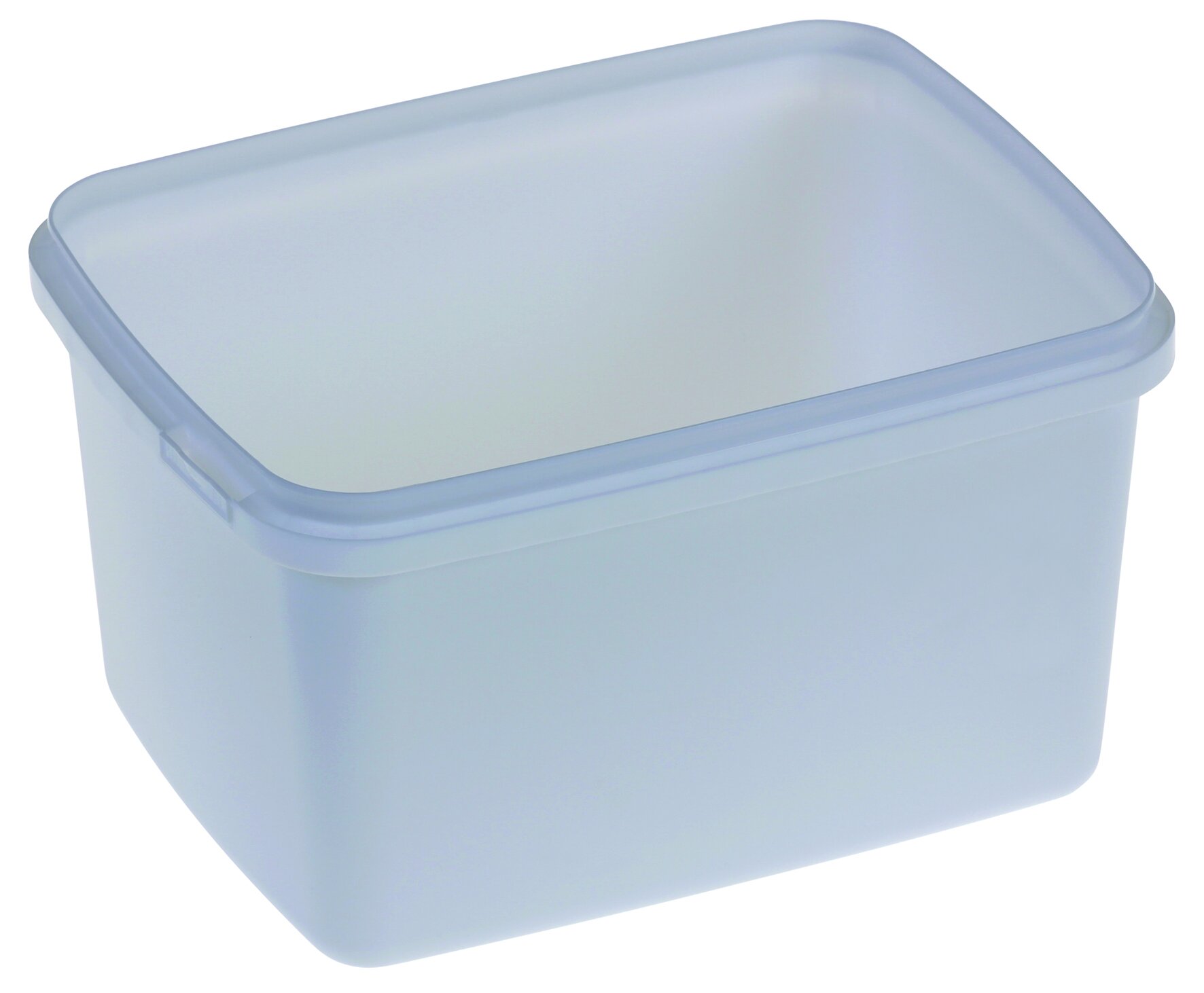 Behälter mit Erstöffnungsgarantie PP, weiss, 2100 ml