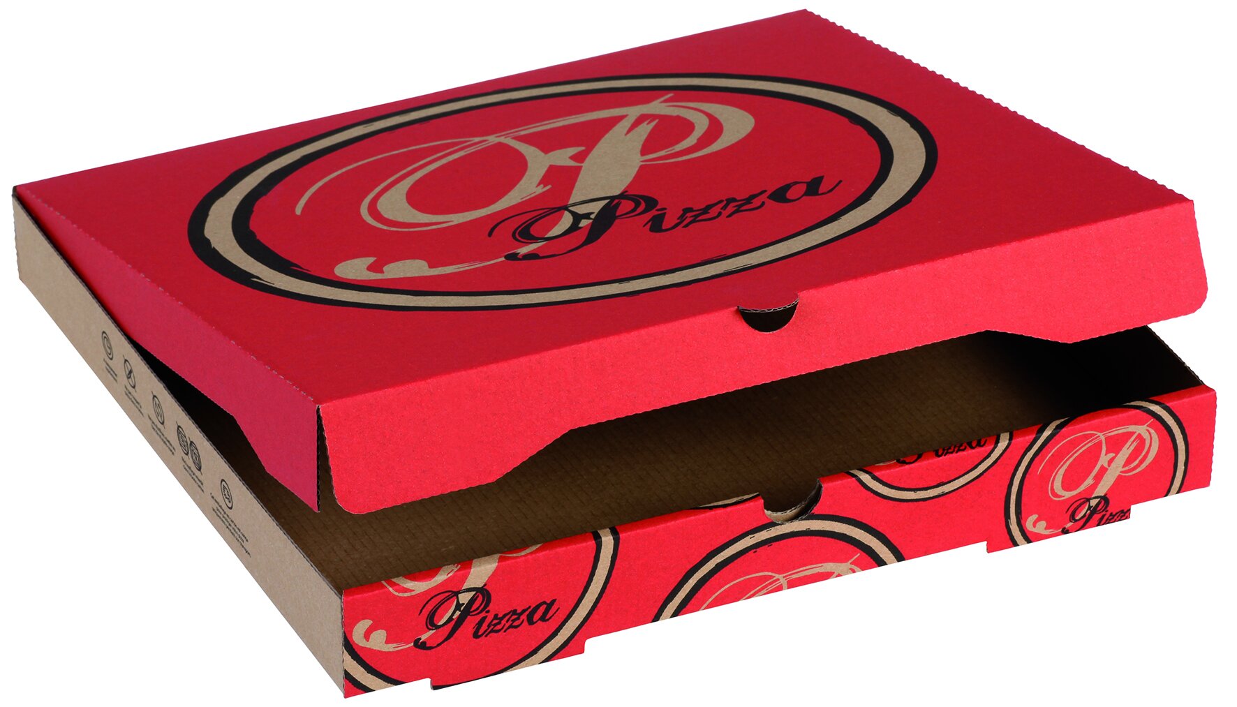Pizzakarton suplesse, bunt, 29 x 29 cm