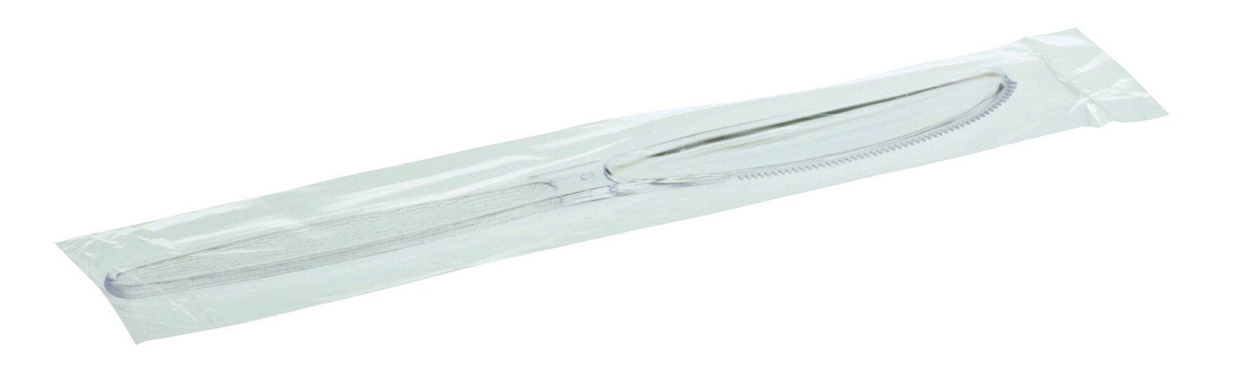 Messer Maxi PS, transparent, einzeln verpackt, 19 cm