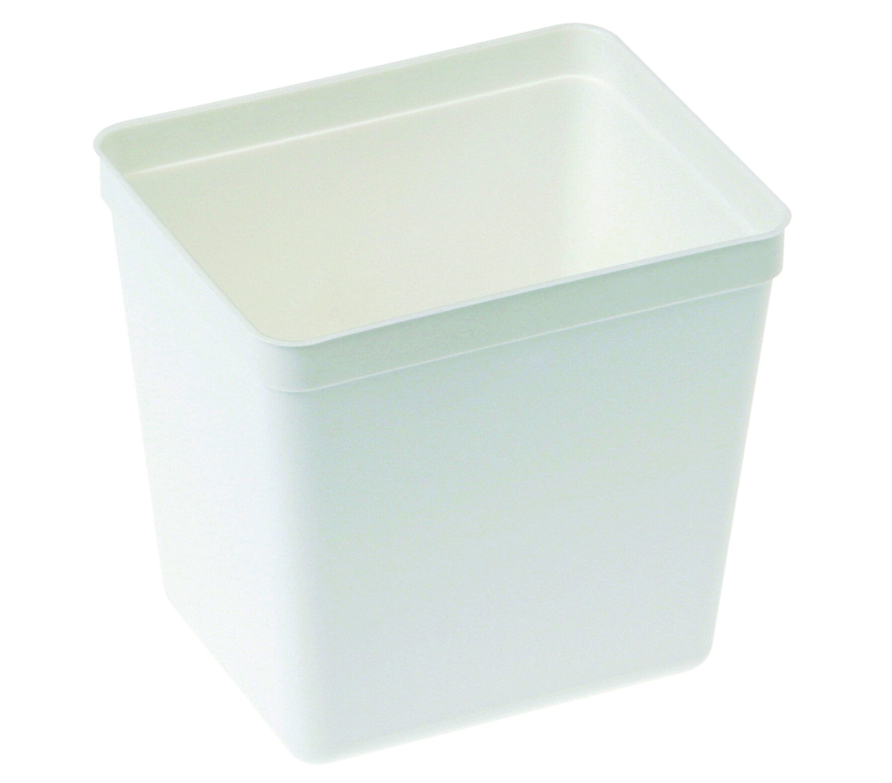 Viereckbecher 3012 weiss 1100ml ohne Deckel