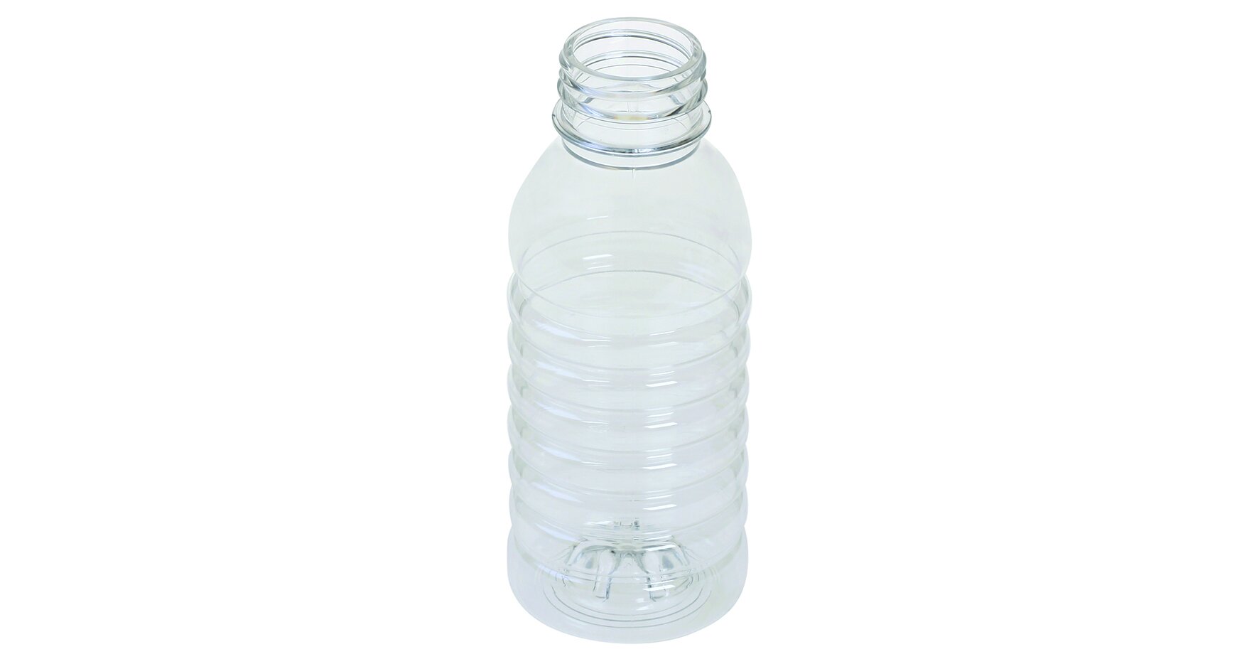 Flasche Hot Fill PET, transparent, 330 ml