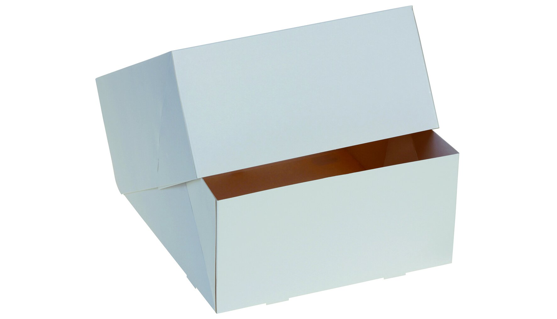 Tortenschachtel suplesse Karton, weiss, 24 x 24 x 12 cm