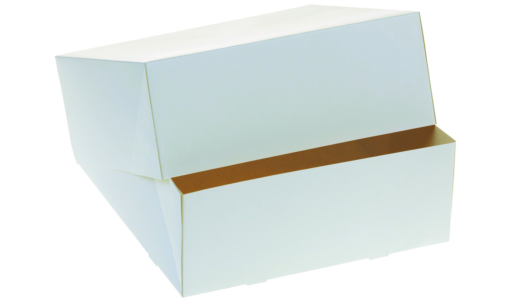 Tortenschachtel suplesse Karton, weiss, 30 x 30 x 12 cm