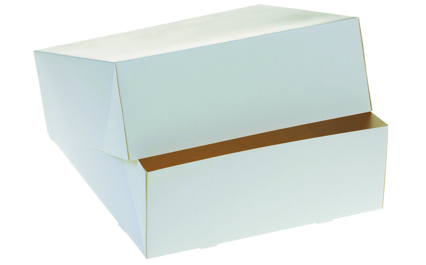 Tortenschachtel suplesse Karton, weiss, 32 x 32 x 12 cm